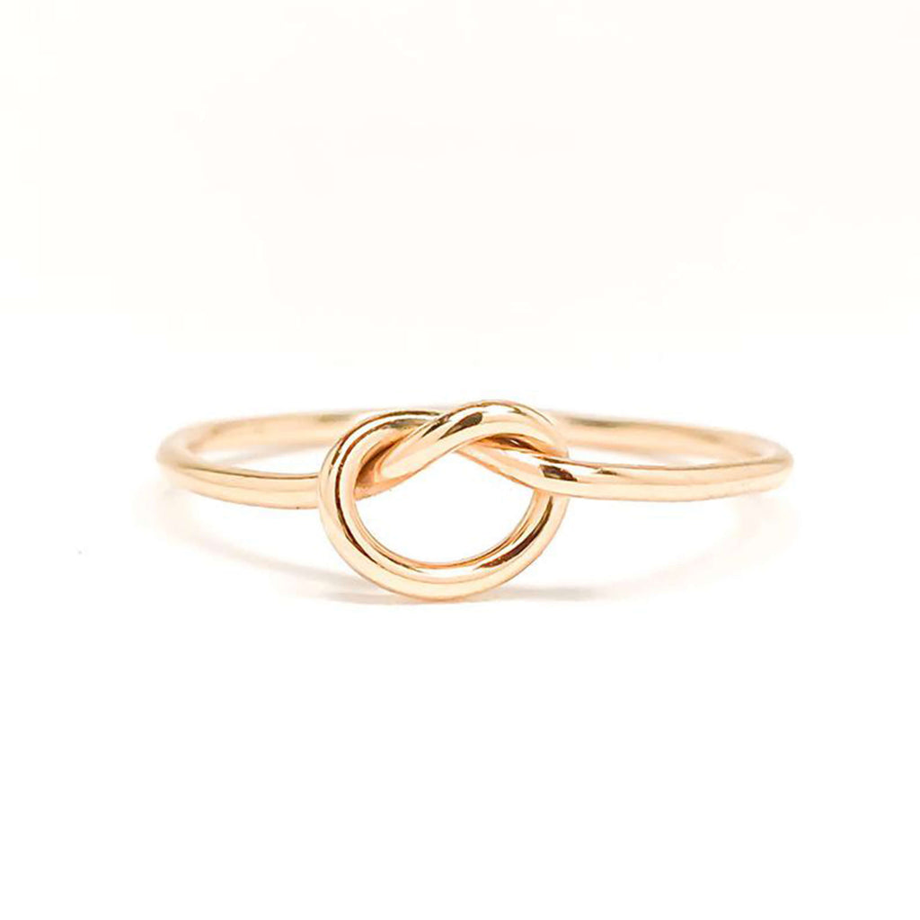 Bridesmaid Gifts Knot Ring Love Knot Ring Promise Ring Bridesmaid Ring Friendship Ring - urweddinggifts