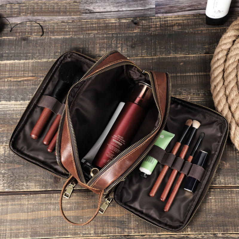 Personalized Groomsmen Gift, Toiletry Bag, Customized Leather Dopp Kit, Best Gifts For Men, Birthday Gift
