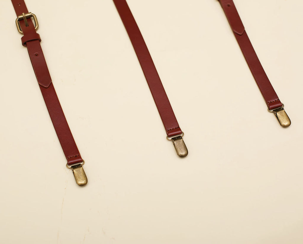 Groomsmen Gifts Custom Suspenders Personalized Leather Suspenders Engraved Groomsmen Suspenders - urweddinggifts