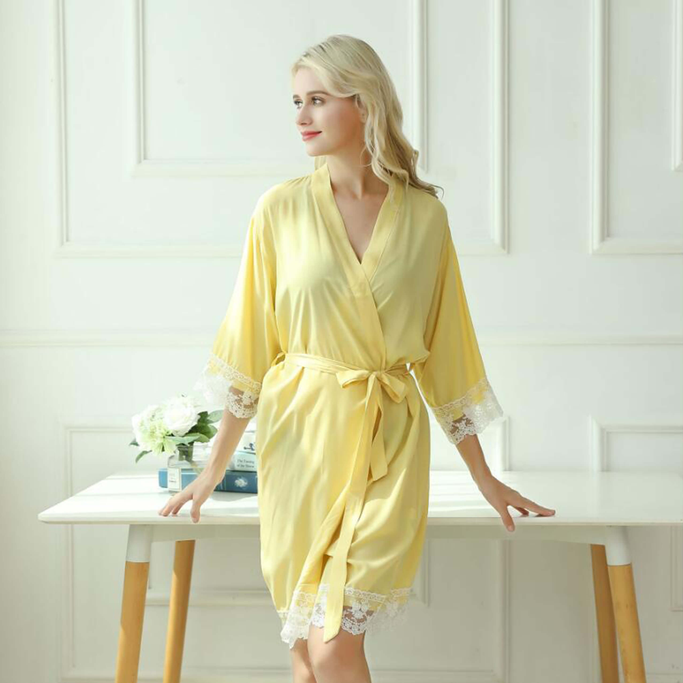 Cotton bridal party robes clearance