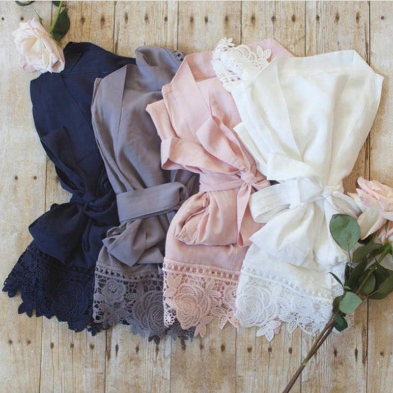 Bridesmaid Gifts Bridesmaid Lace Robes Bridal Robe Bridal Party Robes - urweddinggifts