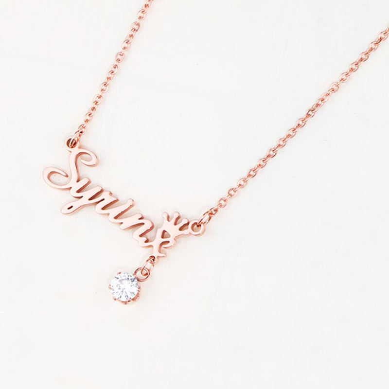 Custom shop word pendant