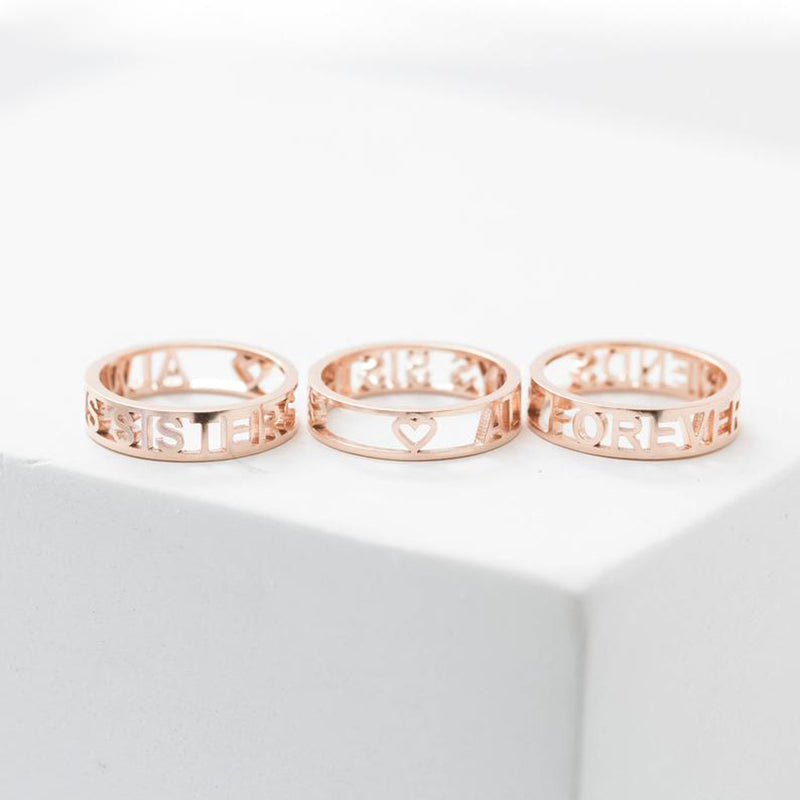 Bridesmaid Gifts Custom Roman Numerals Ring Date Ring Personalize Numeral Ring - urweddinggifts