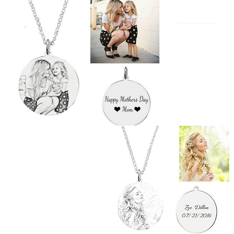 Saint Christopher Engraved Necklace | Charming Engraving
