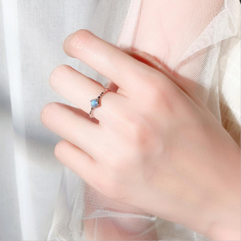 Dainty shop moonstone ring