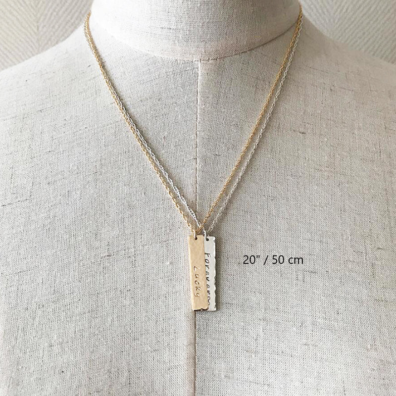 Custom hotsell coordinates necklace