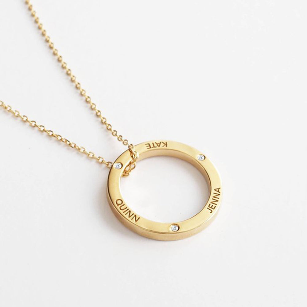 Custom clearance family necklace