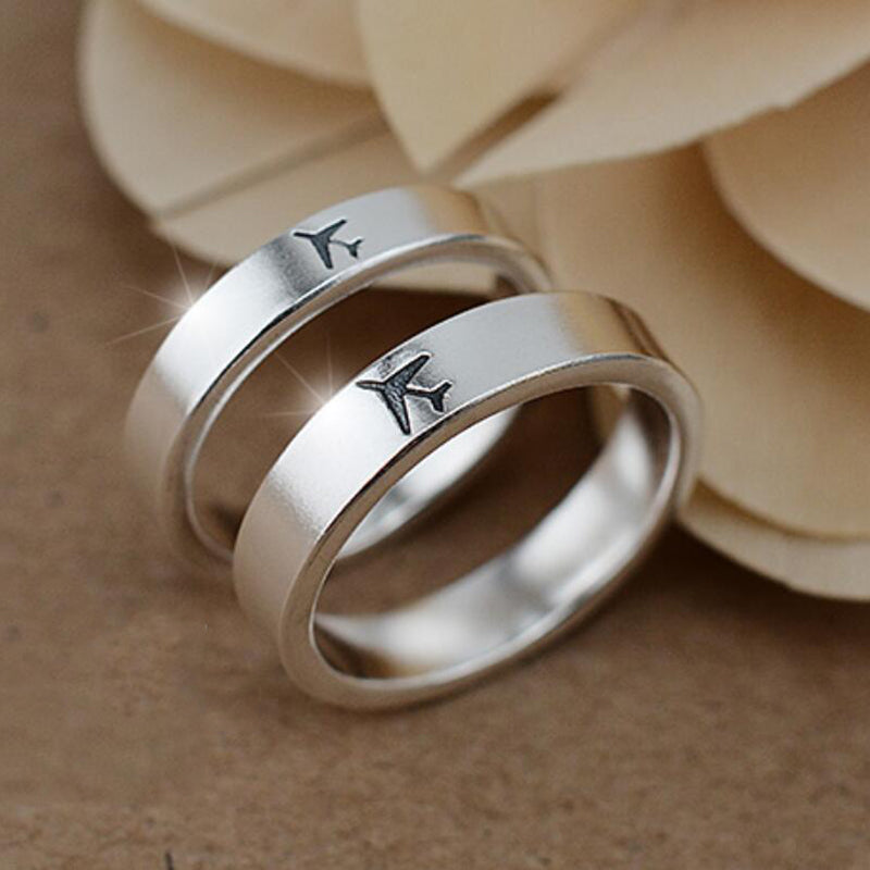 Eengrave Custom Name Signet Ring Logo Light version gold color wedding rings  for women Glossy 316l Stainless Steel ring men - AliExpress