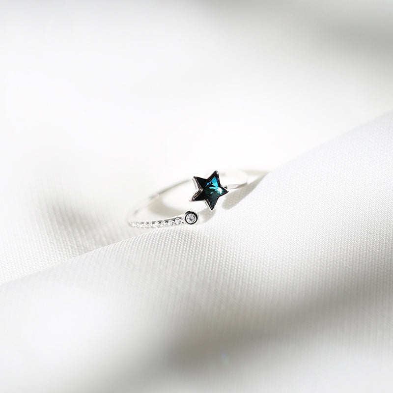 Bridesmaid Gifts Star Ring Sterling Silver Dainty Ring Celestial Jewelry Celestial Ring Delicate Ring - urweddinggifts