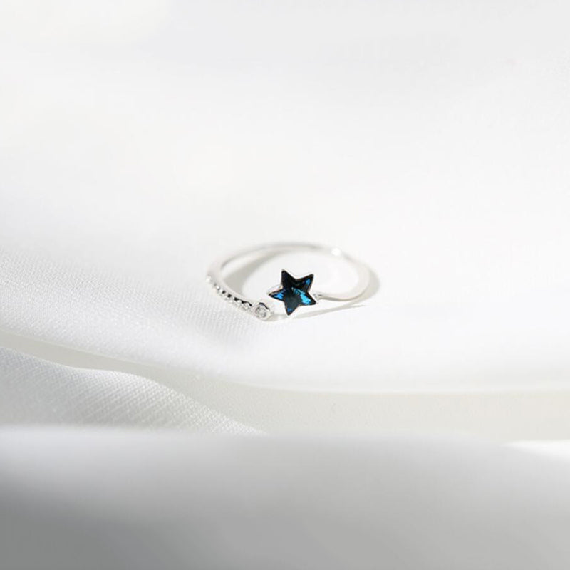 Bridesmaid Gifts Star Ring Sterling Silver Dainty Ring Celestial Jewelry Celestial Ring Delicate Ring - urweddinggifts