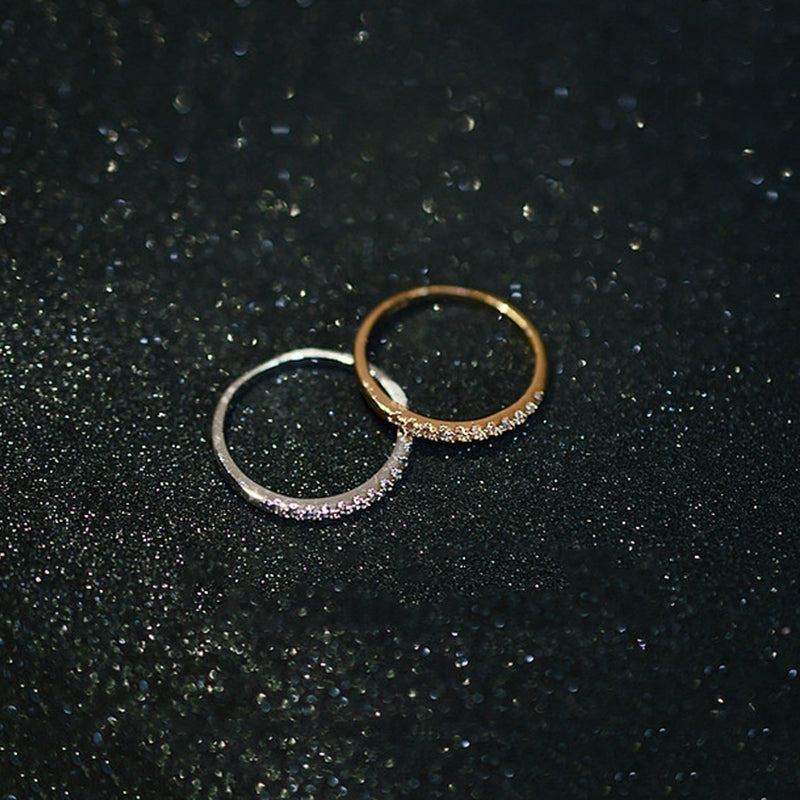 Bridesmaid Gifts Zirconia Ring Custom Dainty Ring Stackable Ring Minimalist Ring Statement Ring - urweddinggifts