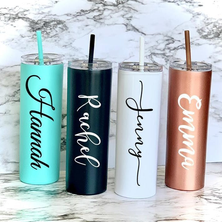 Bridesmaid gift, Custom Tumbler, Insulated Bridesmaid Tumbler, Gift for mom, Sorority Gift,Mother’s Day gift, graduation gift - urweddinggifts