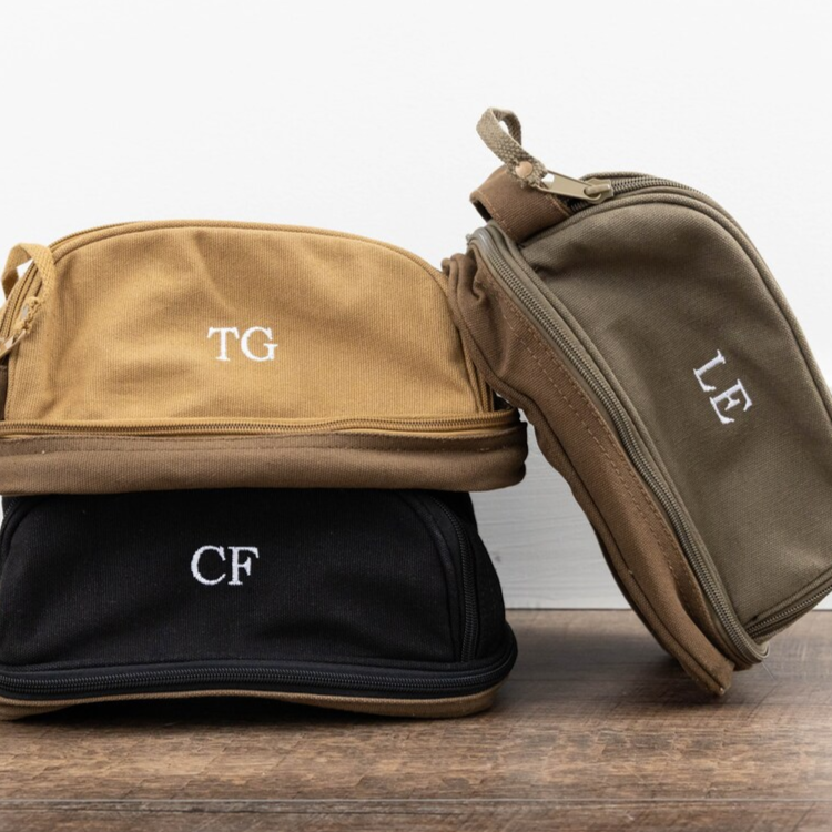 Groomsmen Gifts Men Leather Toiletry Bag Monogram Dopp Kit Personalize –  UrWeddingGifts