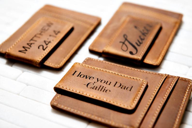 Groomsmen Gift Personalized Money Clip Engraved Money Clip Monogram Groomsmen Gifts Custom Wedding Gift - urweddinggifts