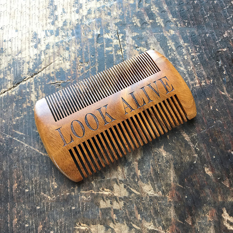 Groomsmen Gift Custom Beard Comb Engraved Wooden Comb Personalized Comb Monogram Groomsmen Gifts Comb - urweddinggifts