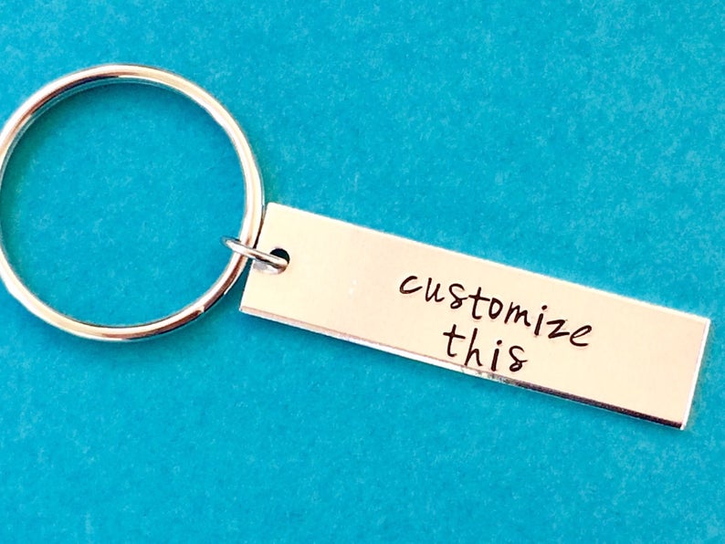 Groomsmen Gift Customized Key Chain Personalized Groomsmen Gift Monogram Tag Engraved Best Man Gift - urweddinggifts