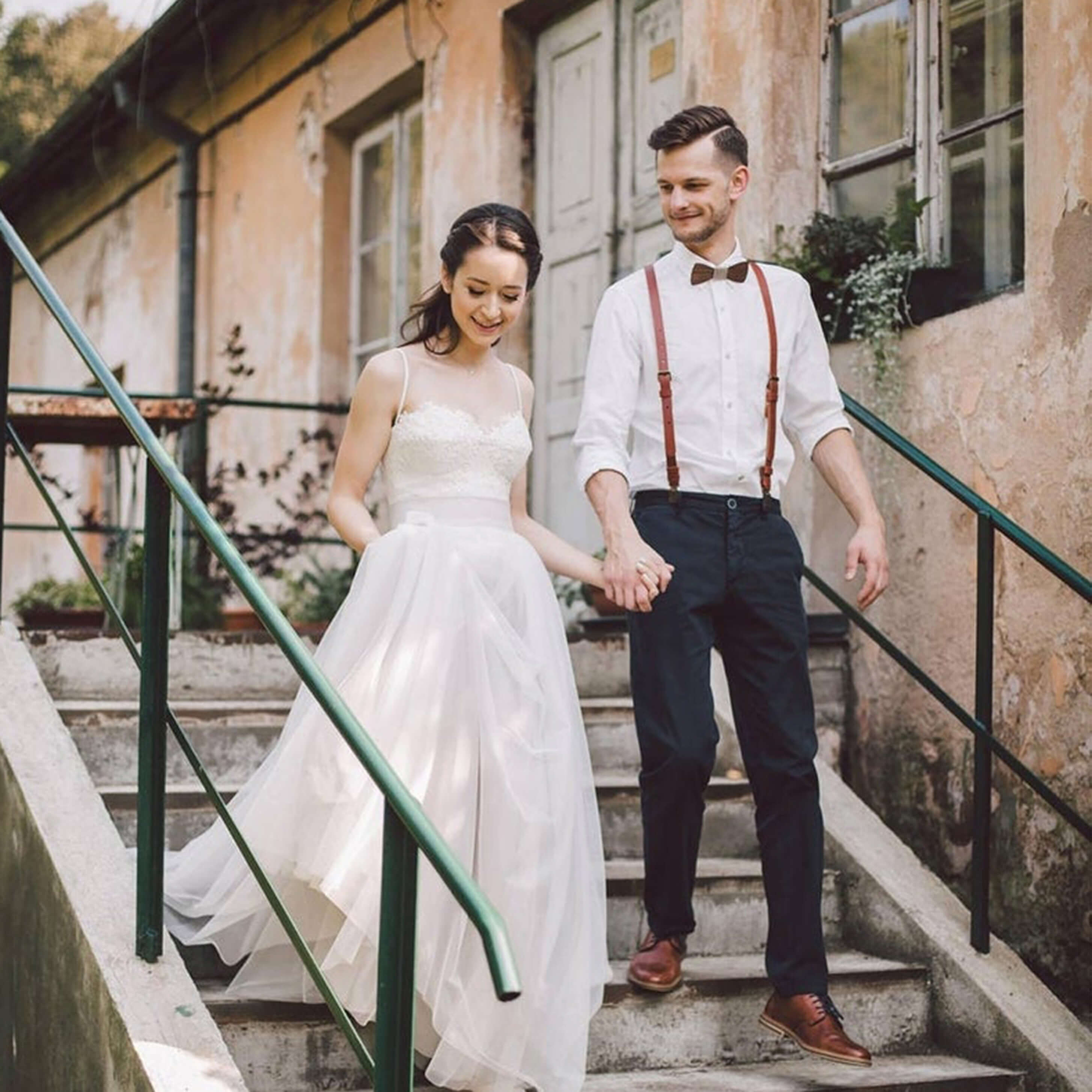 Suspenders discount wedding outfit