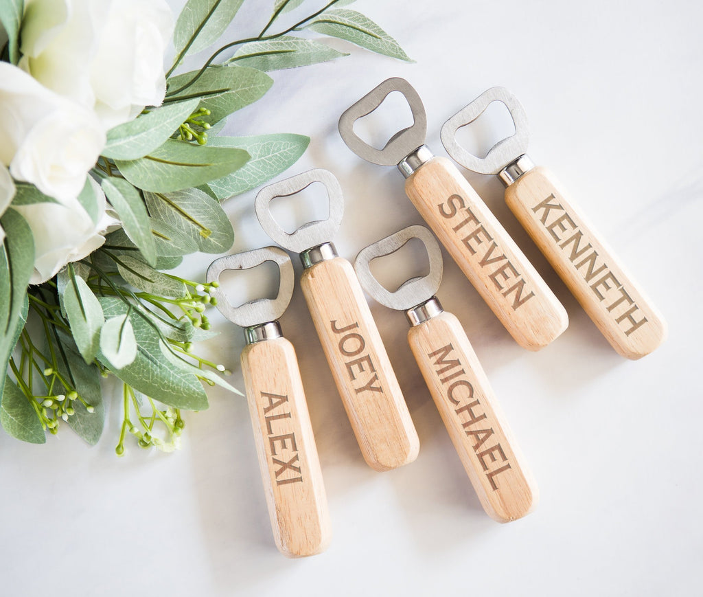 Groomsmen Gifts Personalized Bottle Opener Engraved Best Man Gift Wedding Gifts - urweddinggifts