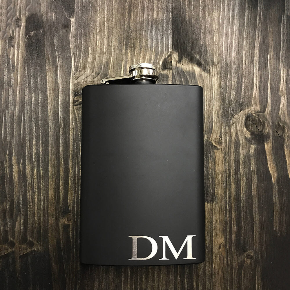 Groomsmen Gift Personalized Groomsmen Flask Monogram Flask Engraved Best Man Gift - urweddinggifts