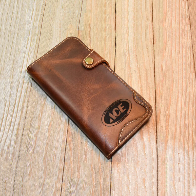 Groomsmen Gift Personalized Leather iPhone Case Custom iPhone Holder Monogram Groomsmen Gifts Engraved Wedding Gift - urweddinggifts