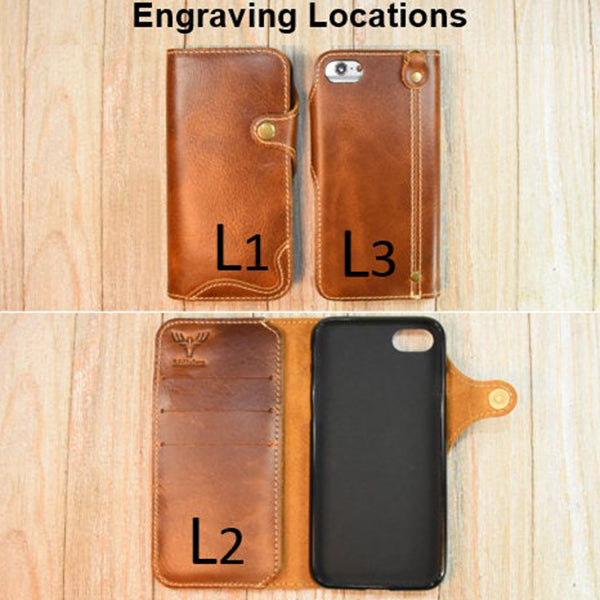 Groomsmen Gift Personalized Leather iPhone Case Custom iPhone Holder Monogram Groomsmen Gifts Engraved Wedding Gift - urweddinggifts