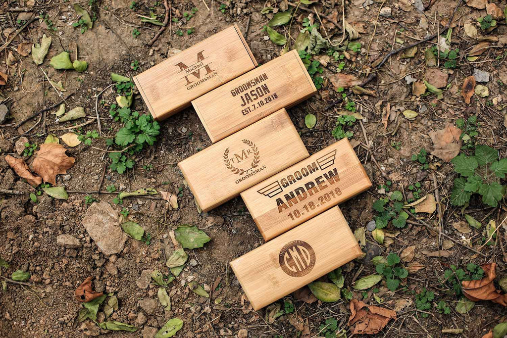 Groomsmen Gift Personalized Wooden Sunglasses Wedding Gifts Best Man Gifts - urweddinggifts