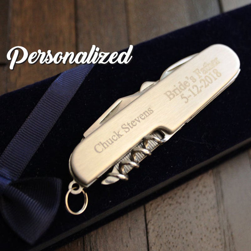 Groomsmen Gifts Engraved Bottle Opener Personalized Bottle Opener Corkscrew Custom Corkscrew Wedding Gifts - urweddinggifts