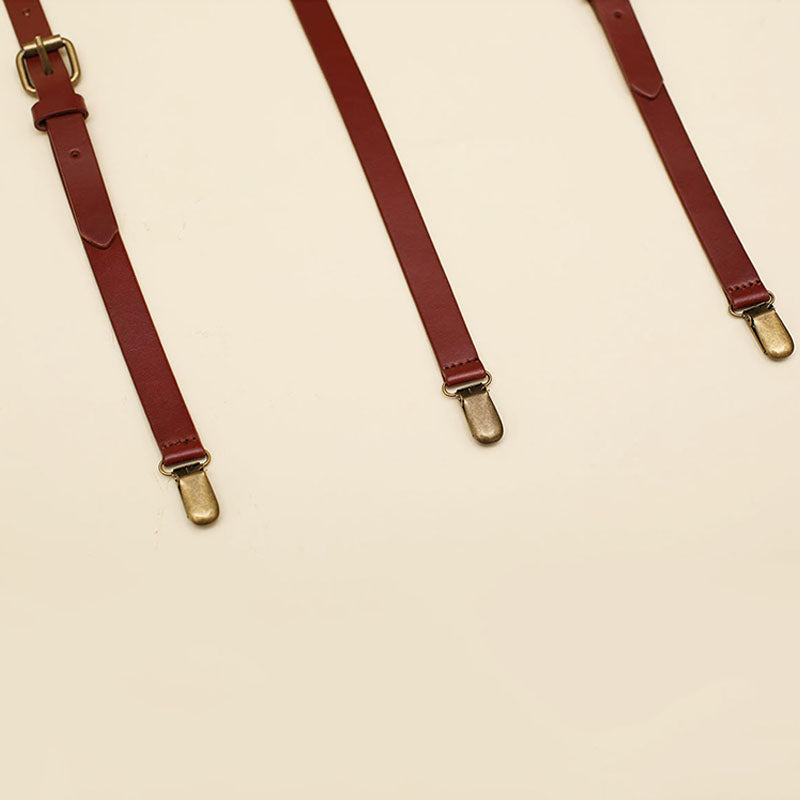 Groomsmen Gifts Engraved Wedding Suspenders Personalized Groomsmen Suspenders Custom Leather Suspenders - urweddinggifts