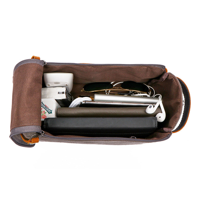 Groomsmen Gifts Personalized Canvas Dopp Kit Monogram Shaving Kit Mens Travel Case Toiletry Bag - urweddinggifts