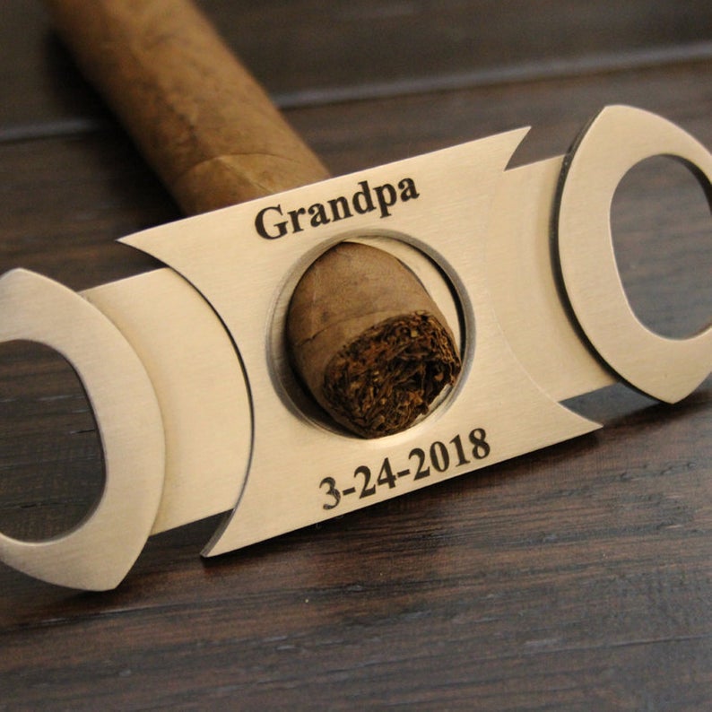 Groomsmen Gifts Personalized Cigar Cutter Engraved Cigar Cutter Groomsmen Cigar Cutter - urweddinggifts