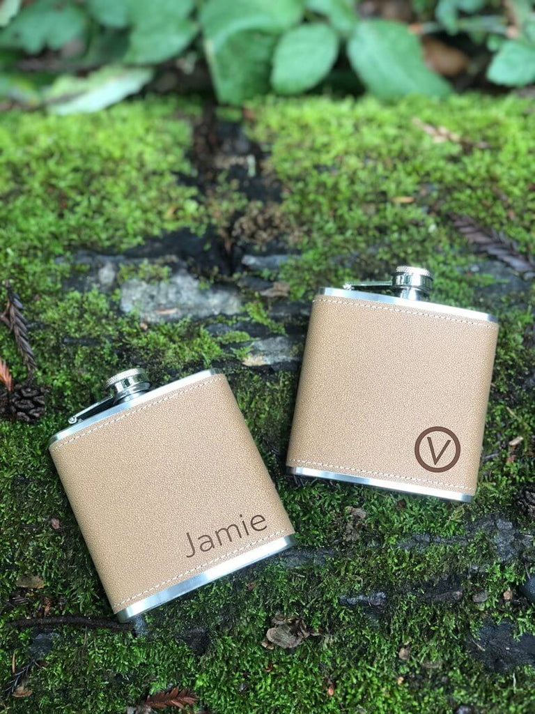 Groomsmen Gifts Personalized Groomsmen Flasks Monogram Flask Set Engraved Best Man Gift - urweddinggifts