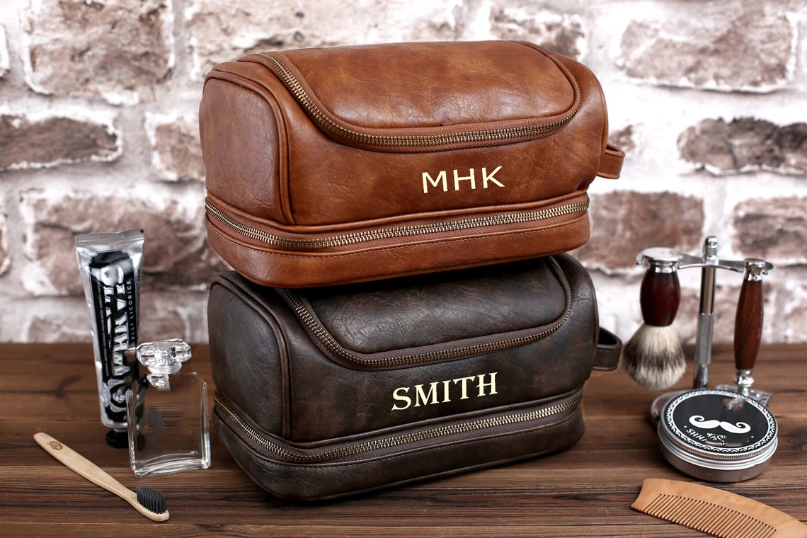 Leather Jewellery Box/ Toiletry Bag Burgundy – Adamsbro Europe