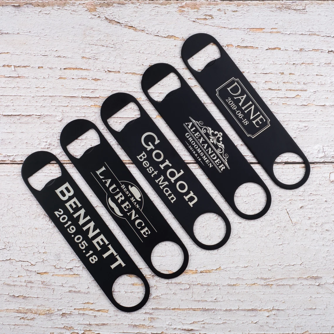 Personalized bottle discount opener party favor