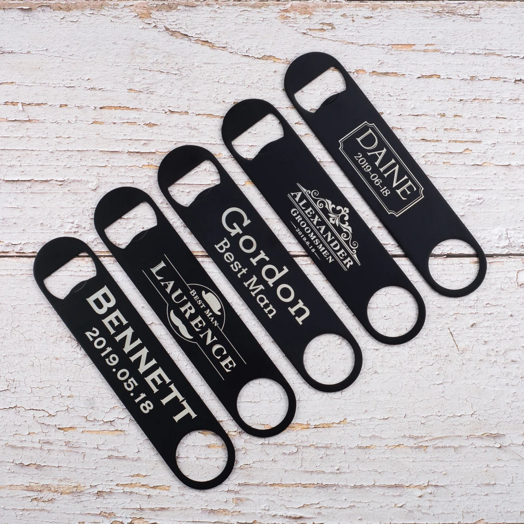 Personalized Bottle Opener, Engraved Bottle Opener, Personalized Groomsmen Gifts, Wedding Gifts, Bachelor Party Favor, Groomsman Gift