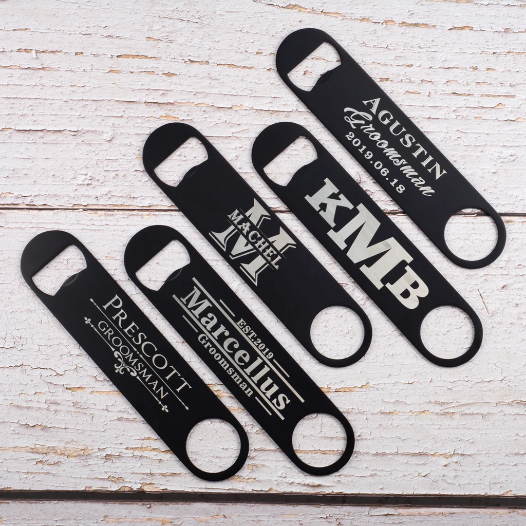 Personalized Bottle Opener, Engraved Bottle Opener, Personalized Groomsmen Gifts, Wedding Gifts, Bachelor Party Favor, Groomsman Gift