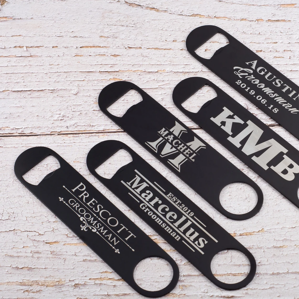 Personalized Bottle Opener, Engraved Bottle Opener, Personalized Groomsmen Gifts, Wedding Gifts, Bachelor Party Favor, Groomsman Gift