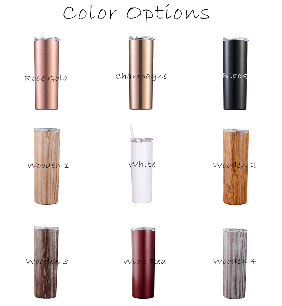 Personalized Bridesmaid Tumbler With Straw Insulated Tumbler Bridal Party Tumblers Wedding Tumblers Wine Tumblers - urweddinggifts