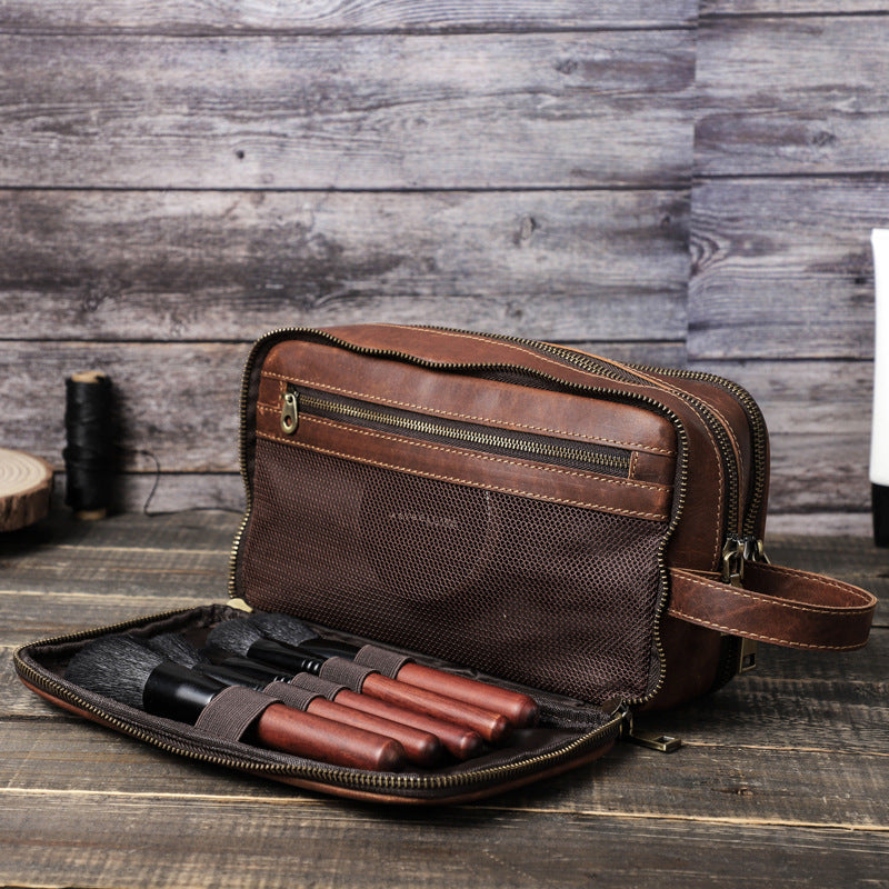 Personalized Groomsmen Gift, Toiletry Bag, Customized Leather Dopp Kit, Best Gifts For Men, Birthday Gift